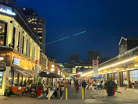 Centre ville Ottawa by night